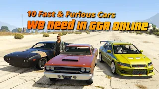 Top 10 Fast & Furious Cars we need in GTA V Online