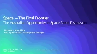 Space – The Final Frontier