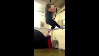 Sophie Mo Aerial Hoop Beginners Routine to Adele - Set Fire To The Rain