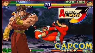 Street Fighter Alpha 3(Zero 3) Expert difficulty Guy 2:0 Playthrough