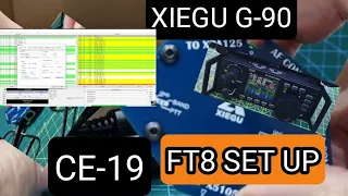 XIEGU G90 & CE19 FT-8 WSJT-X Set Up