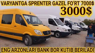 4 OKTYABR FARG'ONA MASHINA BOZORIDA SPRINTER VA HYUNDAY PORTER AVTOMABILLARI VARYANT BANK VA BARTERG