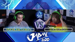 SFV CE - Infiltration(Juri) VS Machabo(Necali) | Day 2 Semifinals Evo Japan 2020