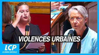 Mathilde Panot, présidente du groupe "La France insoumise" - Violences urbaines - 4/07/2023