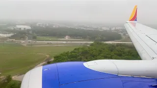 (4K) - Humid Austin Landing - Southwest Airlines - Boeing 737 MAX 8 - N8807L