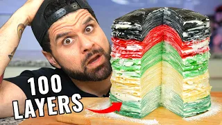 I Tried Making A 100 Layer Cake