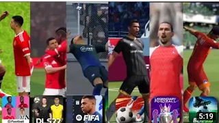 Pes 21 vs Dls 22 Vs Fifa 22 vs Vive Le Football vs Legendary Football vs Be A Pro Comparison |