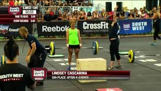 CrossFit - South West Regional Live Footage: Women's Event 5