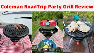 Coleman RoadTrip Party Grill | One Burner Grill and Stove for Camping and Tailgating | Gear Review