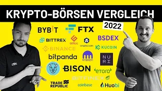 Krypto Börsen Vergleich [2022]: Bester Broker um Bitcoin & Co zu kaufen? inkl. Sparpläne, Staking