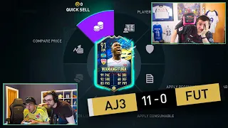 DANNY AARONS SILAS DISCARD PRANK!!! PRO PLAYER SQUAD BUILDER SHOWDOWN