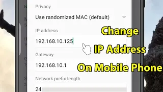 How To Change IP Address On Android Mobile Phone Without Software