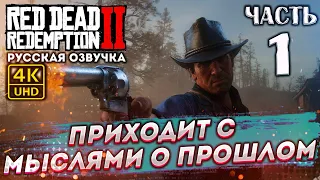 Прохождение Red Dead Redemption 2 с озвучкой в 4к и 60fps➤ # 1✦ ПРИХОДИТ С МЫСЛЯМИ О ПРОШЛОМ✦