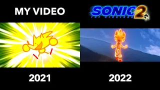 Sonic The Hedgehog 2: My Video VS. Actual Movie side-by-side @eganimation442