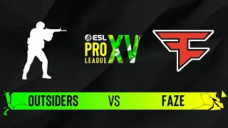 Outsiders vs. FaZe - Map 1 [Inferno] - ESL Pro League Season 15 - Group B