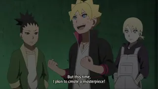 Boruto Meets Mitsuki Mitsuki Attack Boruto with Snake Lightning