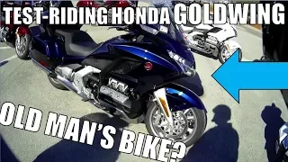 2018 Honda Goldwing - Is This an Old Man's Bike?