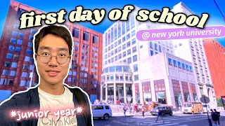 LIVING ALONE VLOG: First Day of College Classes, NYU Student Lifestyle