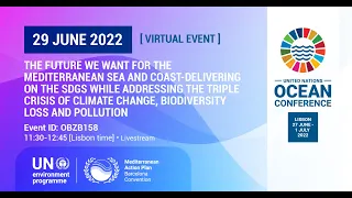 The future we want for the Mediterranean Sea and coast (Event ID: OBZB158)