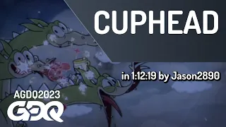 Cuphead by Jason2890 in 1:12:19 - Awesome Games Done Quick 2023