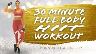 30 Minute FULL BODY HIIT WORKOUT! 🔥Burn 400 Calories!* 🔥Sydney Cummings