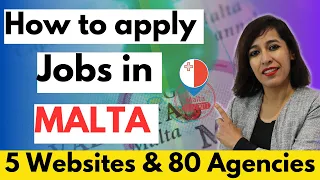 How To Apply For JOBS In MALTA Easily? | Step By Step Complete Process With Demo | Job +Agencies