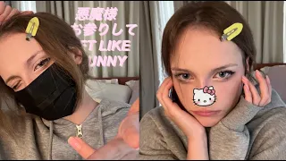 КАК УВЕЛИЧИТЬ ГЛАЗ БЕЗ ЛИНЗ |💗макияж НЯШКИ из TikTok, который соблазнит твоего сенпая✨