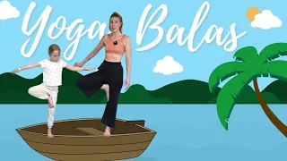 Barnyoga för bättre balans - 15 minuter Yoga för barn på svenska