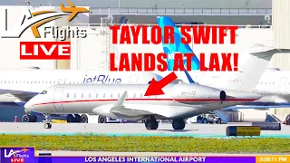 Taylor Swift Landing at LAX!