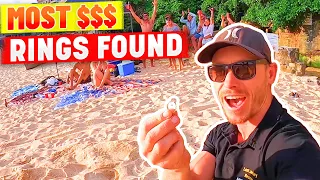 FOUND Rings - Most Expensive Ring Recoveries (Beach Metal Detecting)