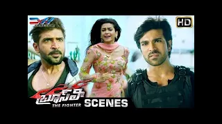 Ram Charan Saves Kriti Kharbanda | Bruce Lee The Fighter Telugu Movie | Rakul Preet | Ali hindi