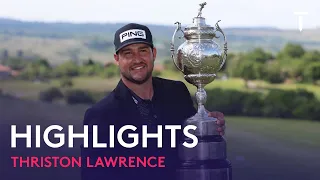 Thriston Lawrence Final Round Highlights | 2022 Investec South African Open Championship