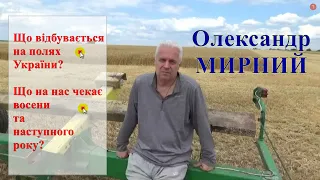 Олександр Мирний: Мені тривожно! Що відбувається на полях України та що на нас чекає восени