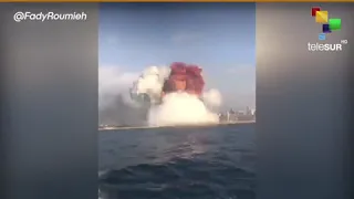 Massive explosion rocks port in Lebanon