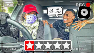 Picked Up ARMON In An UBER UNDER DISGUISE *gone wrong*