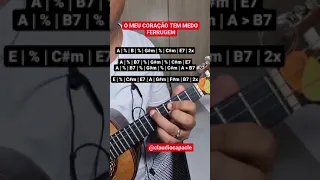 O Meu Coração Tem Medo - Ferrugem | Cavaquinho | Claudio Capacle