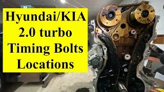 Fast Removal of Timing Cover on 2011-2014 Hyundai Sonata, Sant Fe,  Kia Optima 2.0 turbo