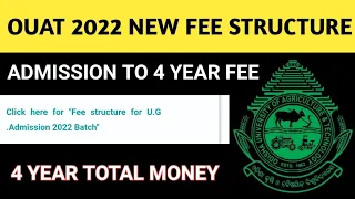 OUAT 2022 FEE STRUCTURE||4 YEAR TOTAL FEE||GENERAL SEAT||COST SHARING SEAT||OUAT