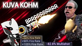 Warframe - 800% Fire Rate Machine Gun KUVA KOHM