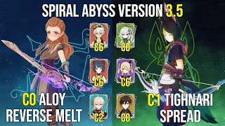 C0 Aloy Reverse Melt - C1 Tighnari Spread | 3.5 Spiral Abyss