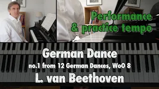 German Dance (WoO 8, no.1) by L. van Beethoven