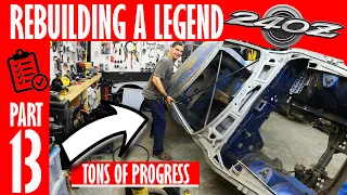 ReBuilding a LEGEND 240z Custom Built Frame Rails & (Learning to Tig Weld)