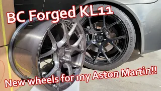 New BC FORGED Wheels for my Aston Martin!