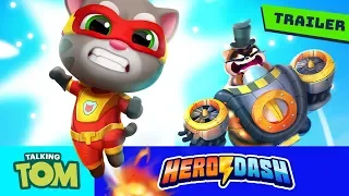 ⚡ Fight the Raccoons! Talking Tom Hero Dash (NEW GAME Official Trailer) ⚡