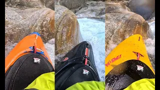 Kayaking GoPro RAW: boat testing JOKER, DRS, BEAST // lower Verzasca, Swiss