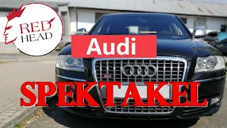 Audi S8 V10 MEGA | Audi A4 mit Motorcrash durch Werkstatt - gut gedacht, schlecht gemacht | Redhead