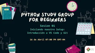 Sesión 01 - "Iniciando nuestro Setup: Introducción a VS Code y Git" - Python Study Group -  2024
