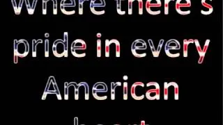 Im Proud To Be An American with lyrics