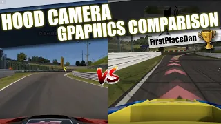 Gran Turismo 7 vs Forza Motorsport 7 - Gameplay Comparison Hood Camera