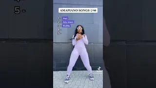 Dancing to amapiano songs (Sanitizer, Hayi, Curura ,Jeke Maan, Madiba)